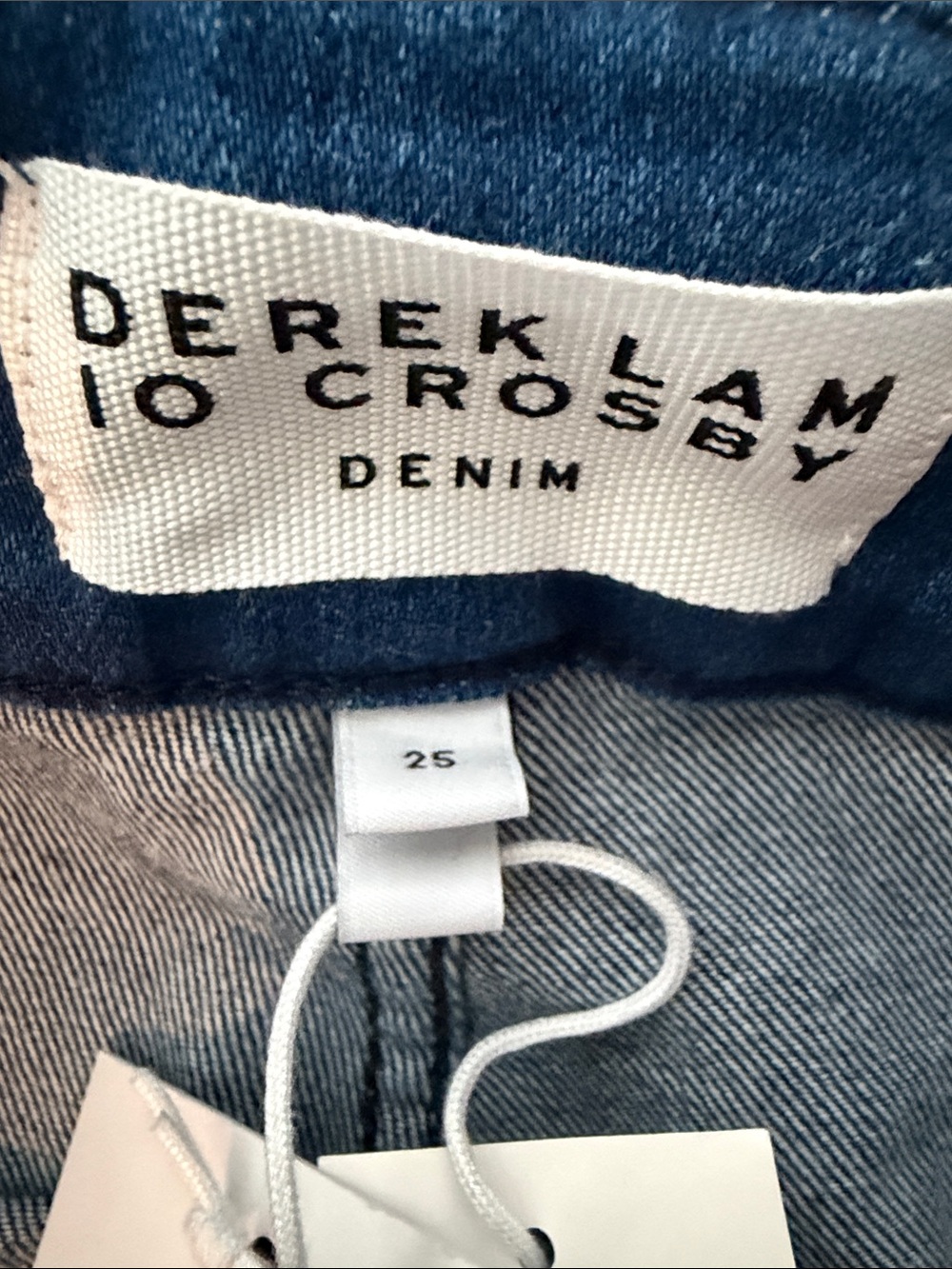 Derek Lam - High-Rise Denim Flare Jeans with Decorative Gold Buttons - Blue - Picture 4 of 4